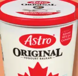 IGA ASTRO ORIGINAL YOGURT offer