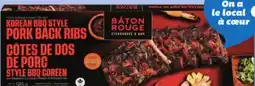 IGA BÂTON ROUGE FRESH PORK BACK RIBS offer