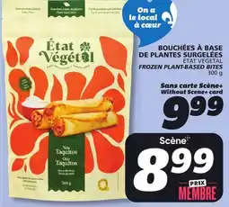 IGA ETAT VEGETAL FROZEN PLANT-BASED BITES offer