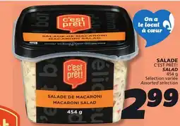 IGA C'EST PRÊT! SALAD offer