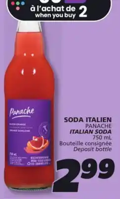 IGA PANACHE ITALIAN SODA offer