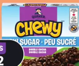 IGA QUAKER GRANOLA BARS offer