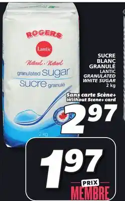 IGA LANTIC GRANULATED WHITE SUGAR offer