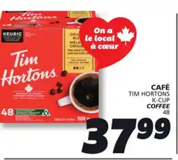 IGA TIM HORTONS K-CUP COFFEE offer