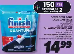 IGA FINISH POWERBALL DISHWASHER DETERGENTS OR RINSE AGENT offer