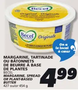 IGA BECEL MARGARINE, SPREAD OR PLANT-BASED BUTTER offer