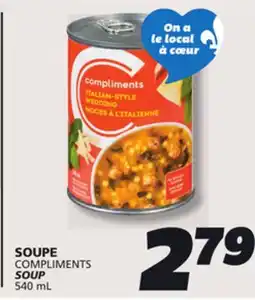 IGA COMPLIMENTS SOUP offer
