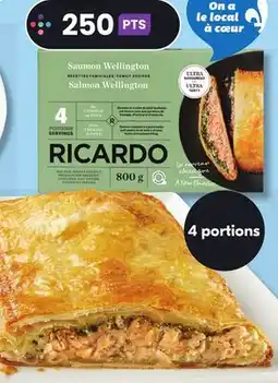 IGA RICARDO FROZEN WELLINGTON SALMON offer