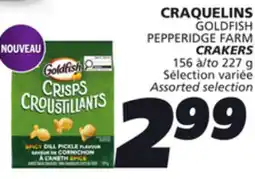 IGA PEPPERIDGE FARM CRAKERS offer