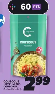 IGA COMPLIMENTS COUSCOUS offer