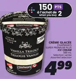 IGA CHAPMAN'S ICE CREAM offer