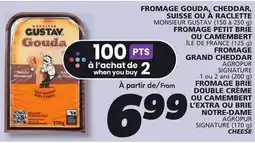 IGA MONSIEUR GUSTAV CHEESE offer