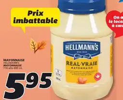 IGA HELLMANN'S MAYONNAISE offer