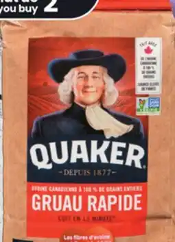 IGA QUAKER OATMEAL OR INSTANT OATMEAL offer