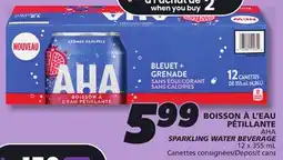 IGA AHA SPARKLING WATER BEVERAGE offer