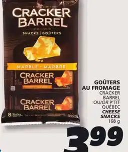 IGA CRACKER BARREL CHEESE SNACKS offer