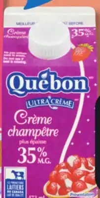 IGA QUÉBON 35% M.G. CREAM offer