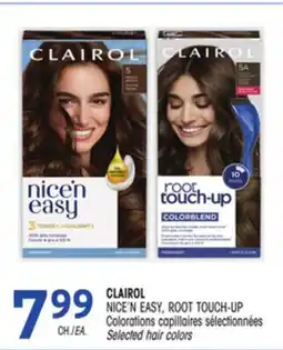Uniprix CLAIROL NICE'N EASY, ROOT TOUCH-UP Colorations capillaires sélectionnées /Selected hair colors offer