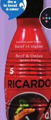 IGA RICARDO FONDUE BROTH offer