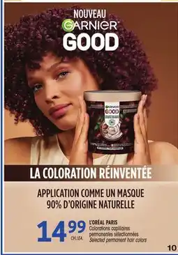 Uniprix L'ORÉAL PARIS Colorations capillaires permanentes sélectionnées / Selected permanent hair colors offer