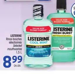 Uniprix LISTERINE Rince-bouches sélectionnés / Selected mouthwashes offer