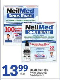 Uniprix NEILMED SINUS RINSE Produits sélectionnés / Selected products offer