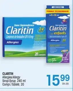 Uniprix CLARITIN Allergies/Allergy Sirop/Syrup, Compr./Tablets offer