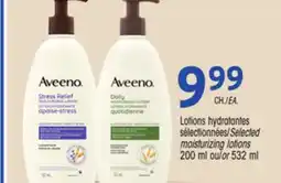Uniprix Aveeno Lotions hydratantes sélectionnées/Selected moisturizing lotions offer