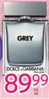 Uniprix DOLCE & GABBANA Fragrances sélectionées/Selected Fragrances offer