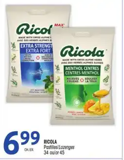 Uniprix RICOLA Pastilles/Lozenges offer