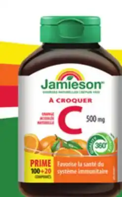 Uniprix Jamieson Produits naturels sélectionnées / Selected natural products offer