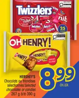 Uniprix HERSHEY'S Chocolats ou friandises sélectionnés/Selected chocolates or candies offer