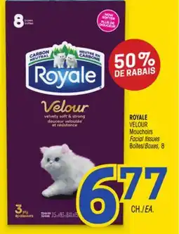 Uniprix ROYALE VELOUR Mouchoirs/ Facial tissues Boîtes/Boxes offer