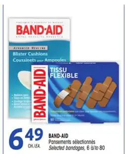 Uniprix BAND-AID Pansements sélectionnés / Selected bandages offer