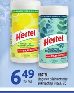 Uniprix HERTEL Lingettes désinfectantes / Disinfecting wipes offer
