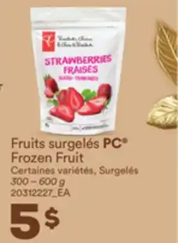 Provigo PC FROZEN FRUIT, 300–600 G offer