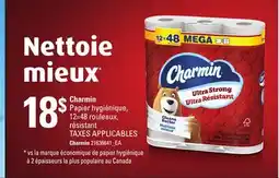 Provigo CHARMIN PAPIER HYGIÉNIQUE, 12=48 ROULEAUX, RÉSISTANT offer