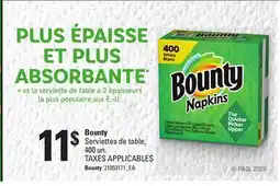 Provigo BOUNTY SERVIETTES DE TABLE, 400 UN offer