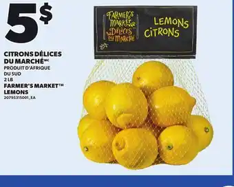 Provigo FARMER'S MARKET LEMONS, 2 LB offer