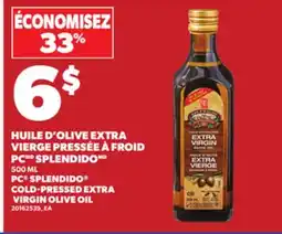 Provigo PC SPLENDIDO COLD-PRESSED EXTRA VIRGIN OLIVE OIL, 500 ML offer