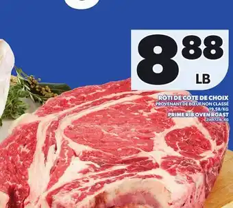 Provigo PRIME RIB OVEN ROAST offer
