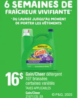 Provigo GAIN/CHEER, 107 BRASSÉES offer