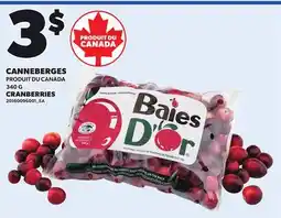 Provigo CRANBERRIES, 340 G offer