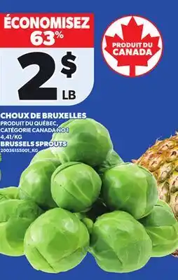 Provigo BRUSSELS SPROUTS offer