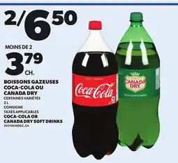 Provigo COCA-COLA OR CANADA DRY SOFT DRINKS offer