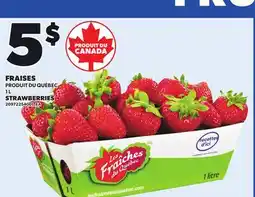 Provigo STRAWBERRIES, 1 L offer