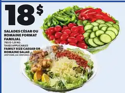 Provigo FAMILY SIZE CAESAR OR ROMAINE SALAD, 785 G-1,01 KG offer
