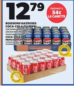 Provigo COCA-COLA OR PEPSI SOFT DRINKS, 24×355 ML offer
