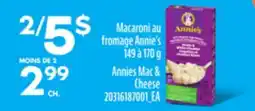 Provigo ANNIES MAC & CHEESE, 149 À 170 G offer