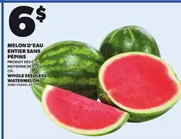 Provigo WHOLE SEEDLESS WATERMELON offer